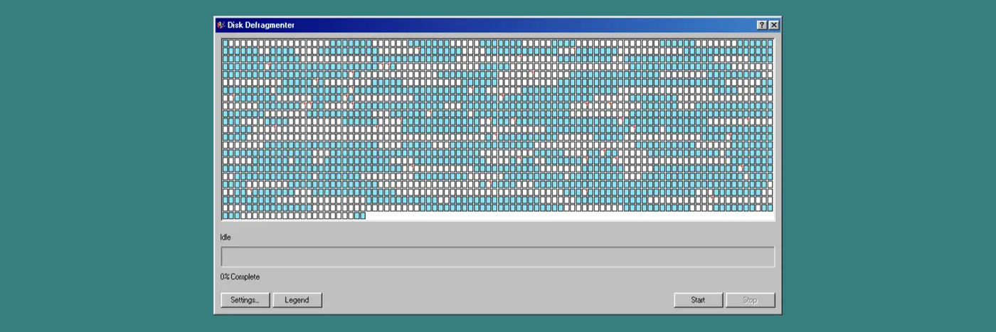 defrag98 windows 98 disk defragmenter simulator online