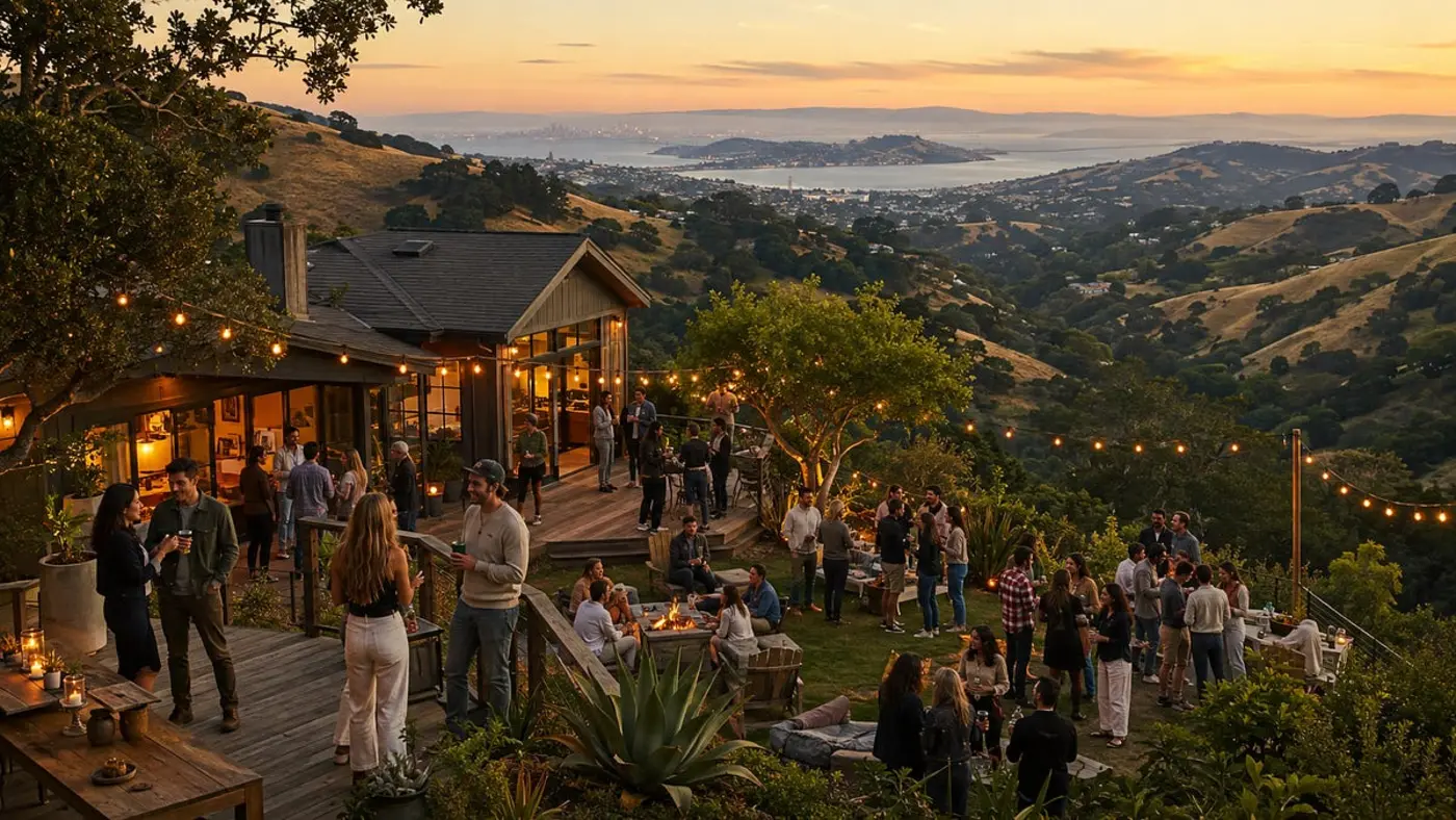 the foothills of bay area house party