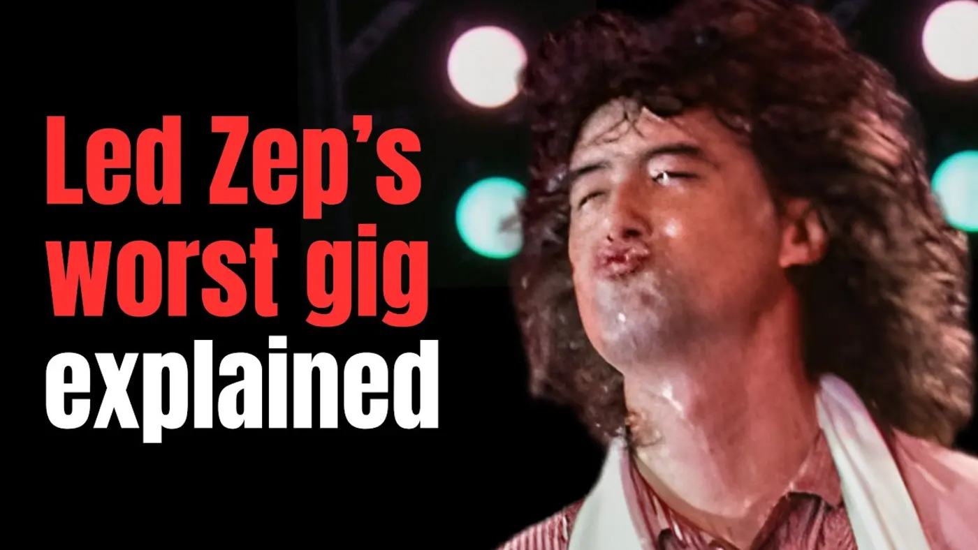 when led zeppelin bombed in front of 19b people video