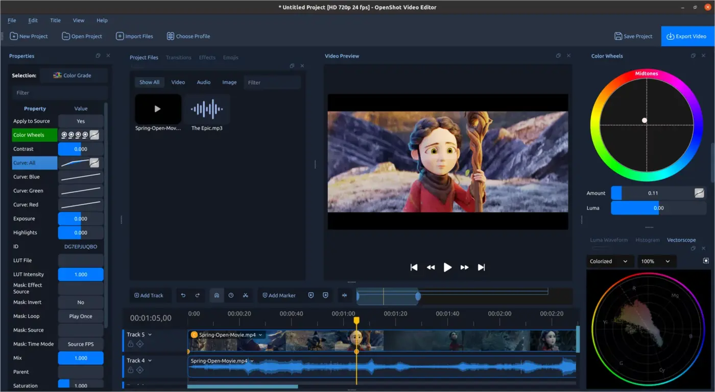openshot 40 opensource video editor