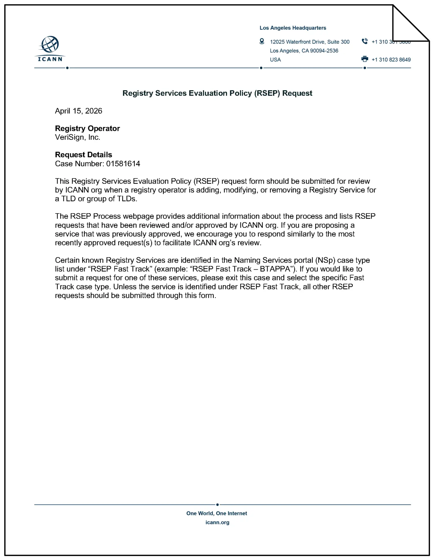 discontinuation of third level domain registrations for the name tld pdf
