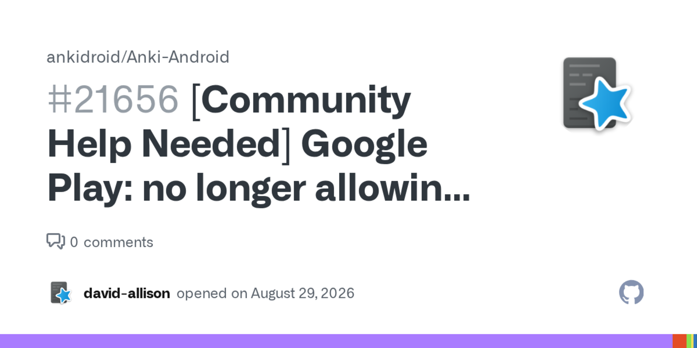 ankidroid google play no longer allowing open collective donation link