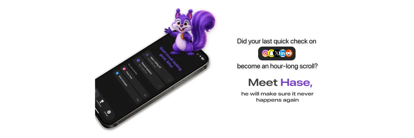 show hn haserupt a new way to reduce your phone usage