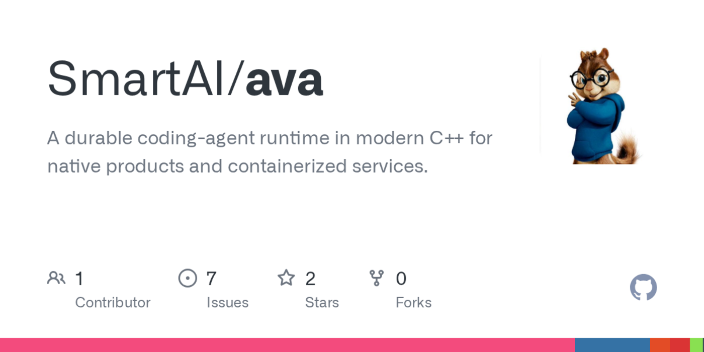 show hn ava a codingagent in c23 with durable replayable sessions