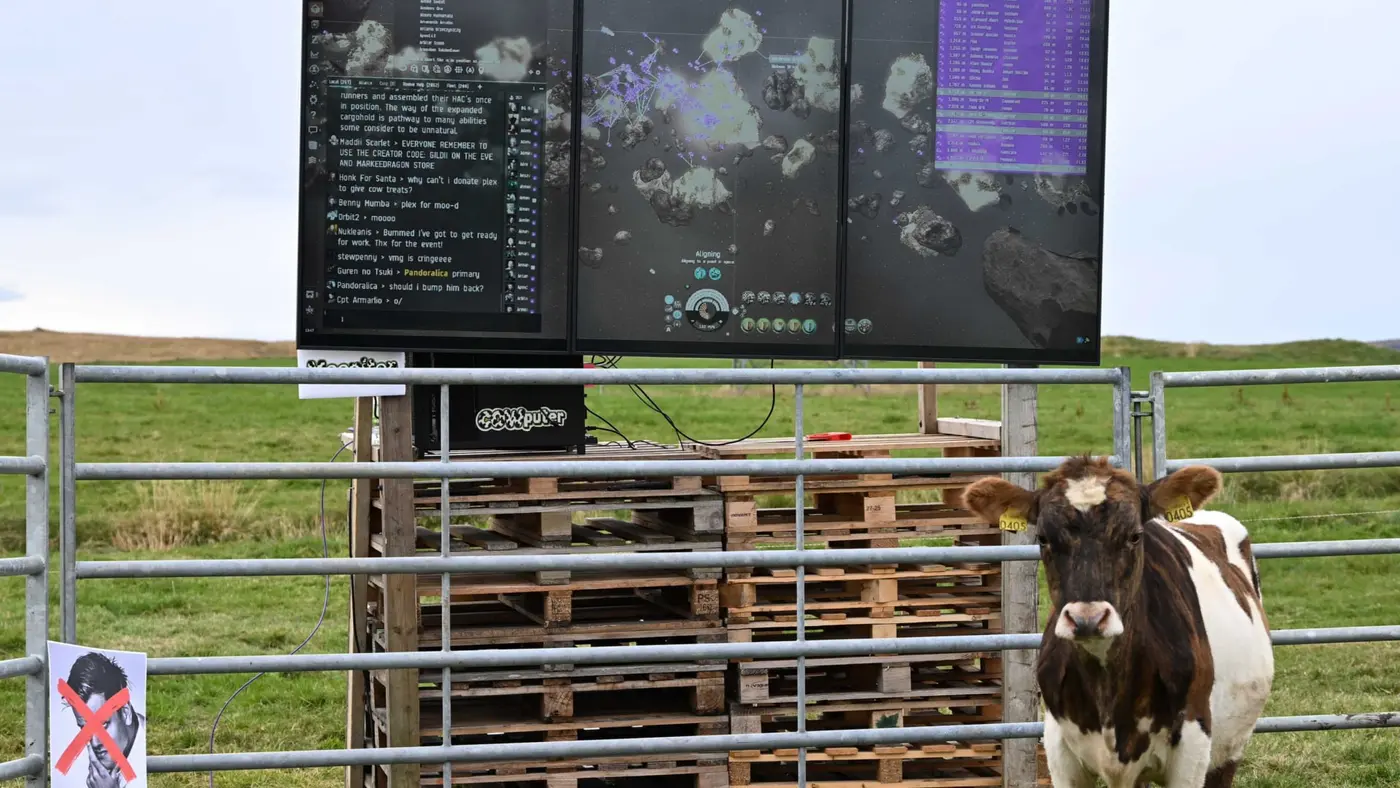 cow plays eve online and i donx27t know if shex27s winning or not