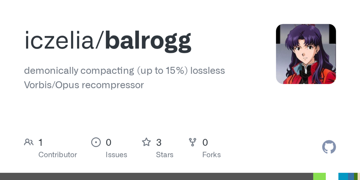 balrogg demonically compacting up to 15 lossless vorbisopus recompressor