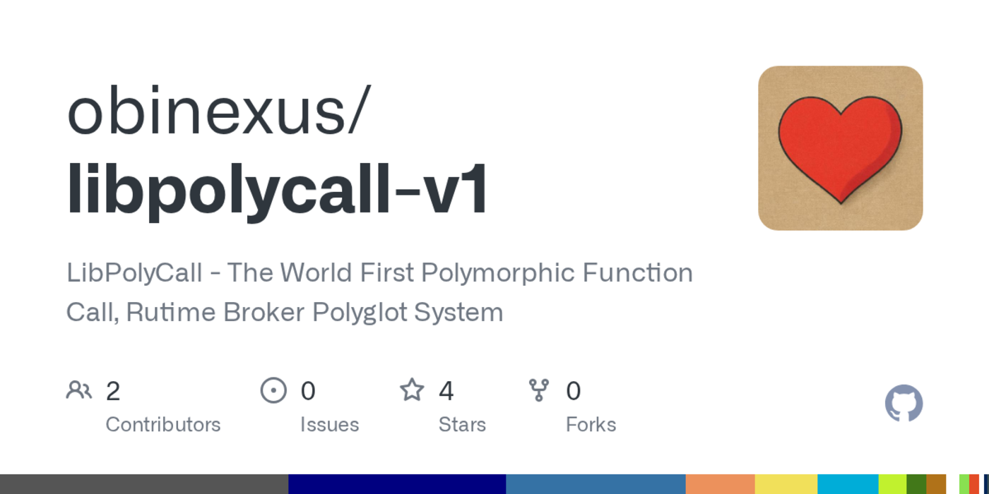 show hn libpolycall a c runtime broker for crosslanguage function calls