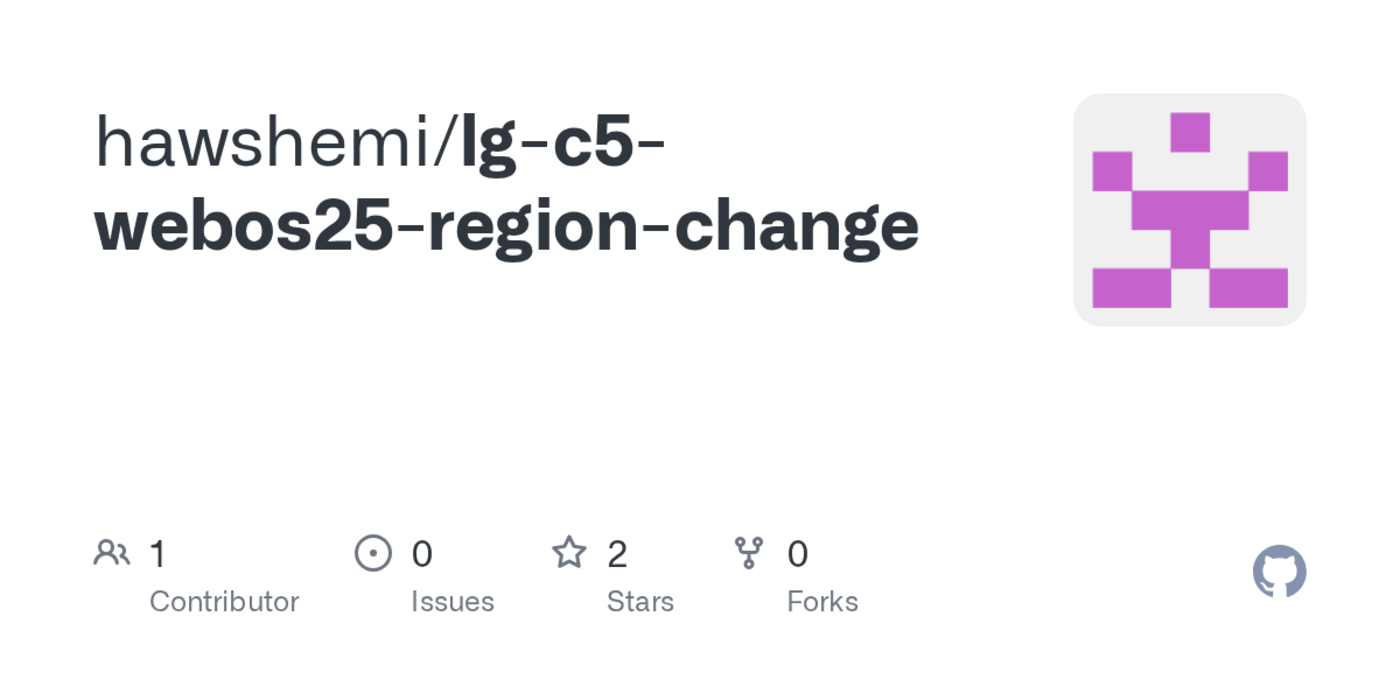 restoring 5 ghz wifi on an lg c5 by changing its webos region