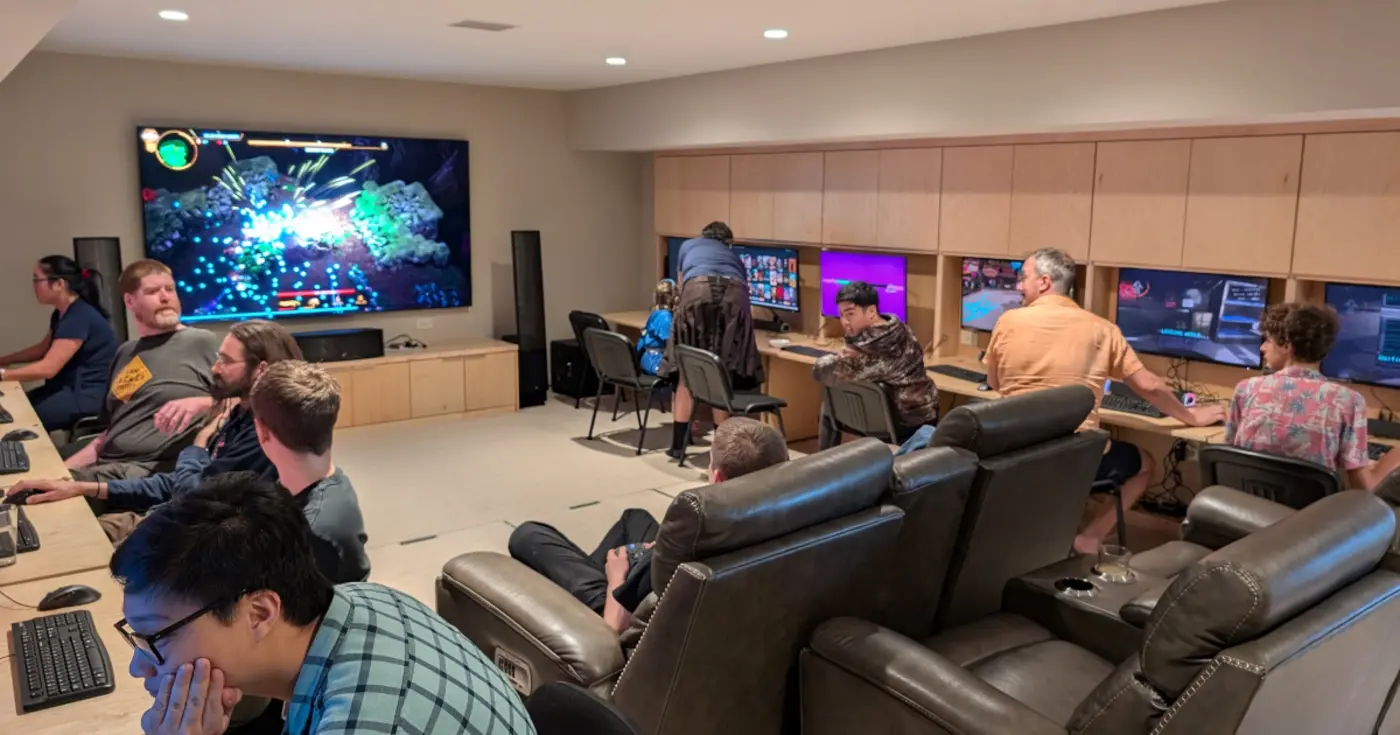 we built our house for lan parties