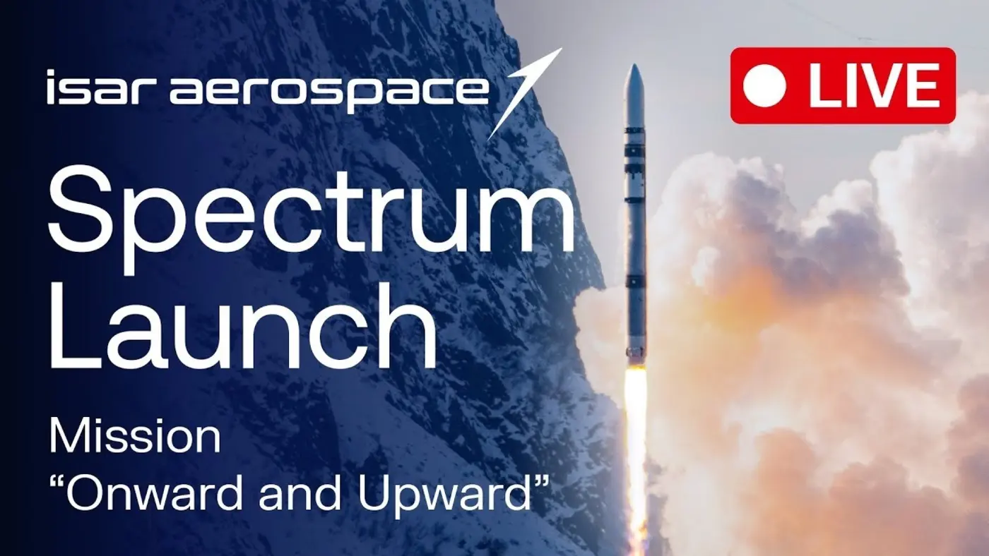 isar aerospace launch into orbit video