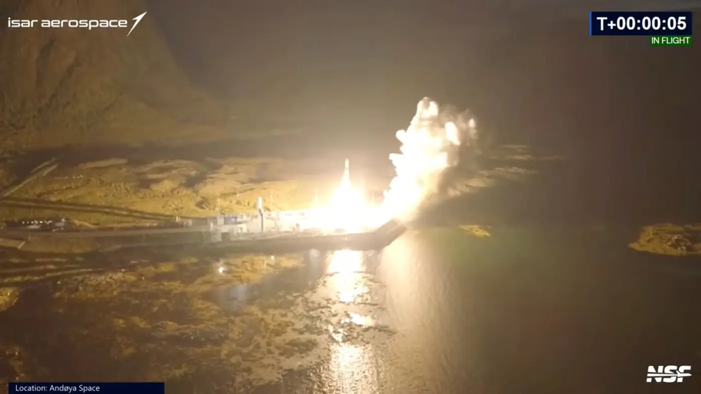 private german rocket makes history reaches orbit from european soil