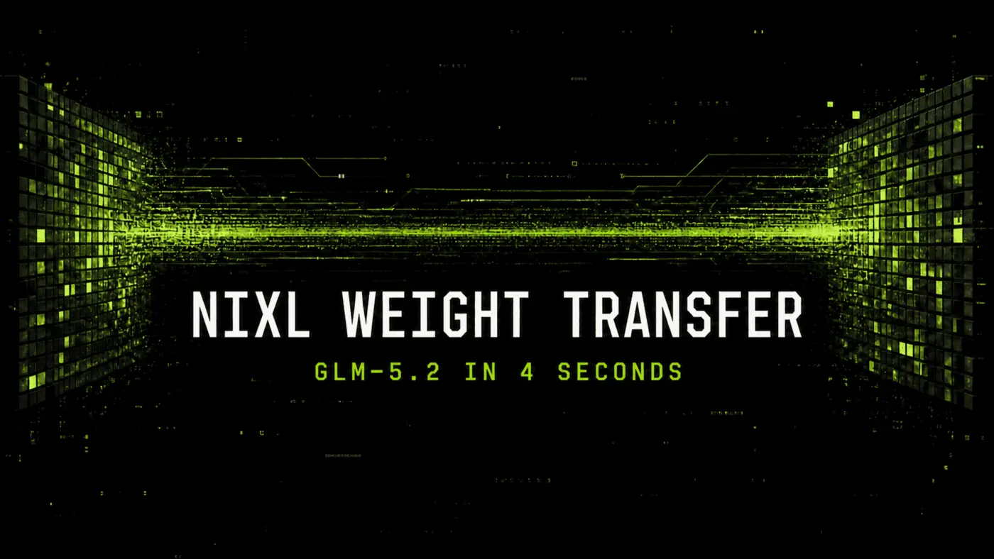glm52 rl weight transfer in 4 seconds using nixl and modelexpress