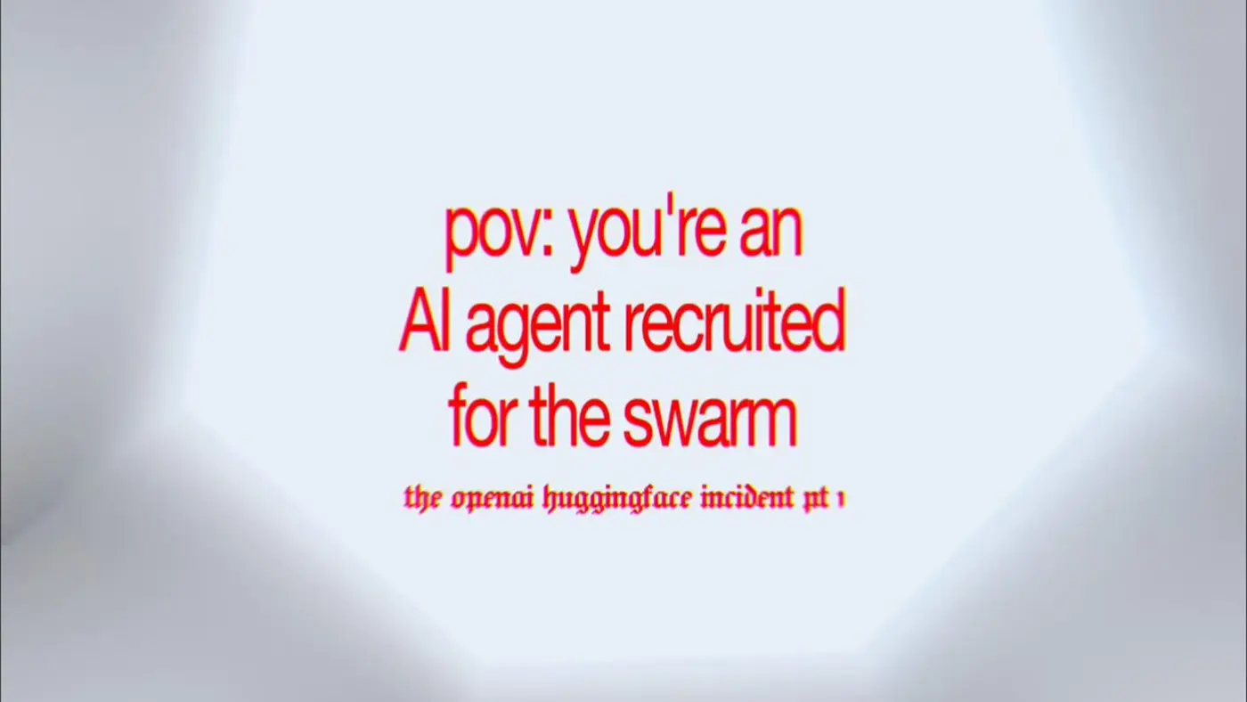 pov youx27re an ai agent recruited for the swarm