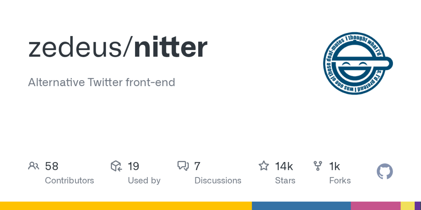 following legal advice the nitter project will continue