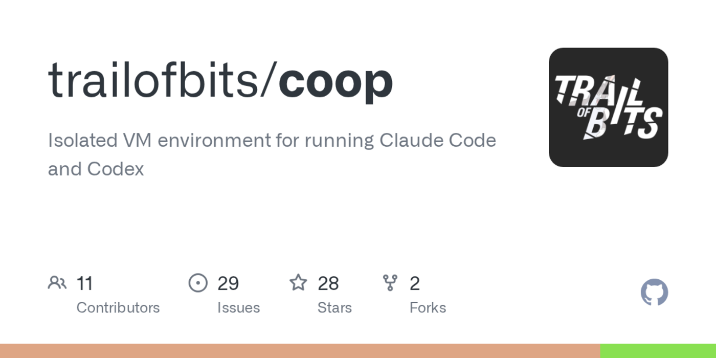 coop isolated vm environments for running claude code and codex