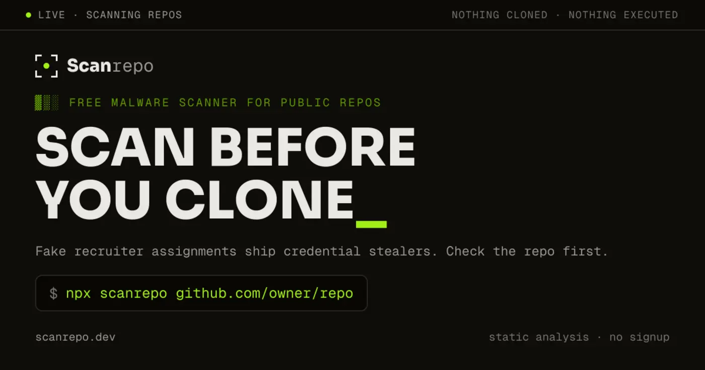 scan before you clone