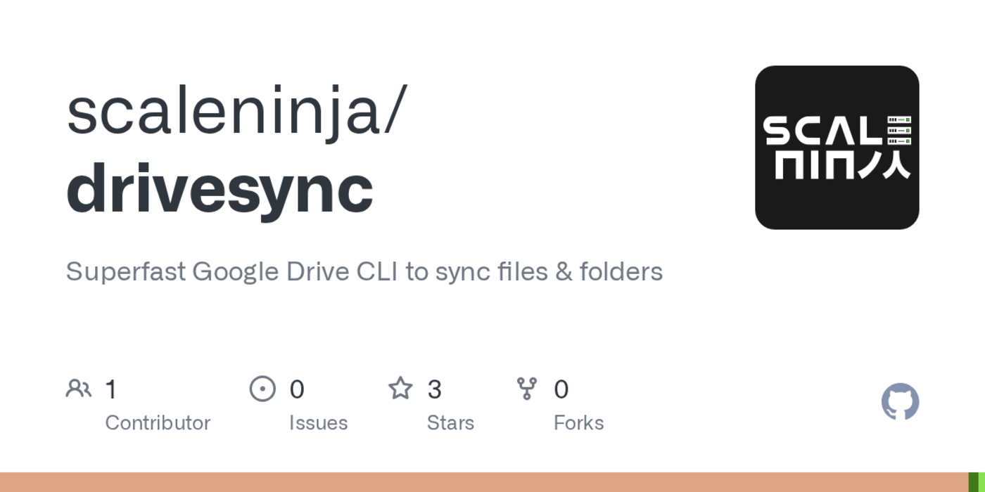 show hn drivesync fast gitstyled google drive sync cli