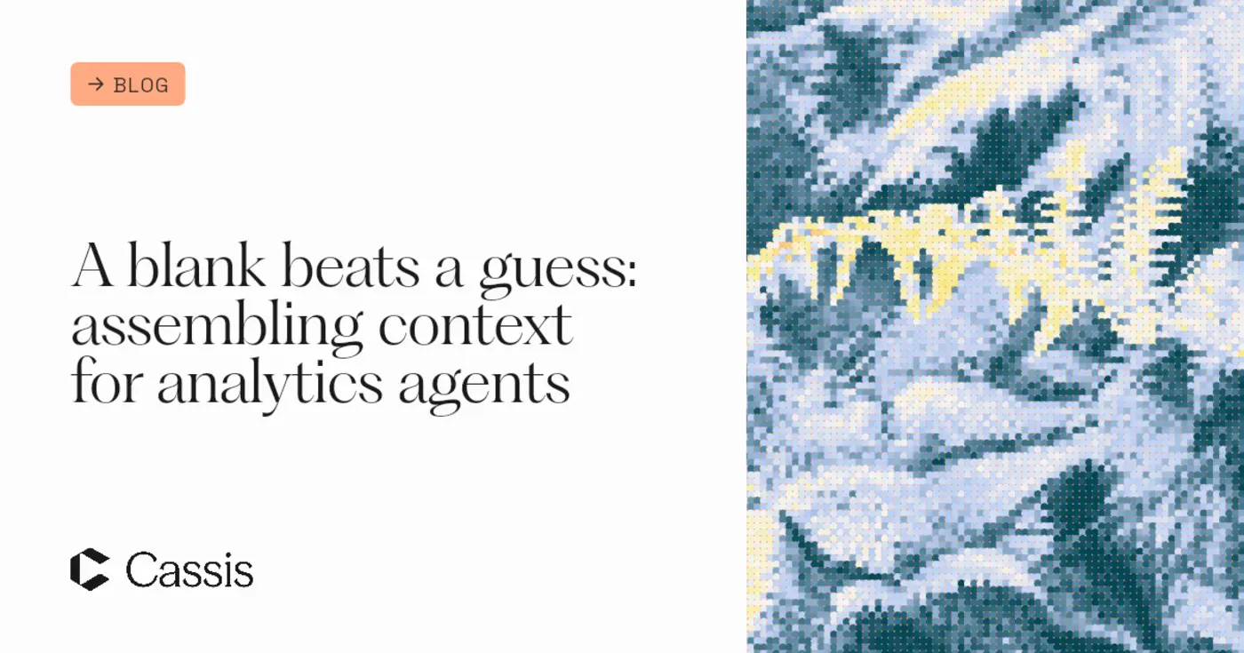 assembling context for analytics agents from existing data stacks