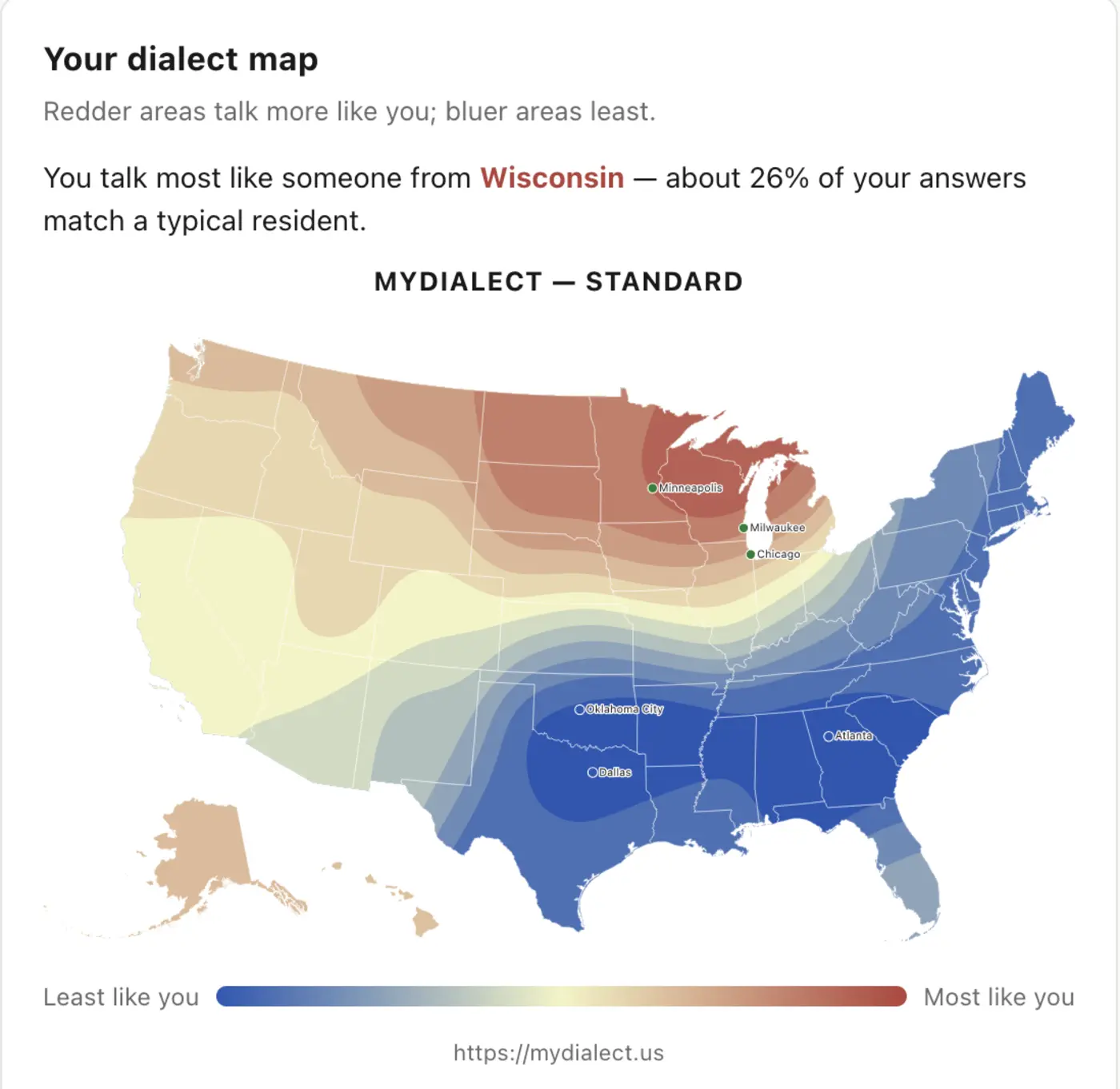 how do you talk american accent quiz and us dialect map