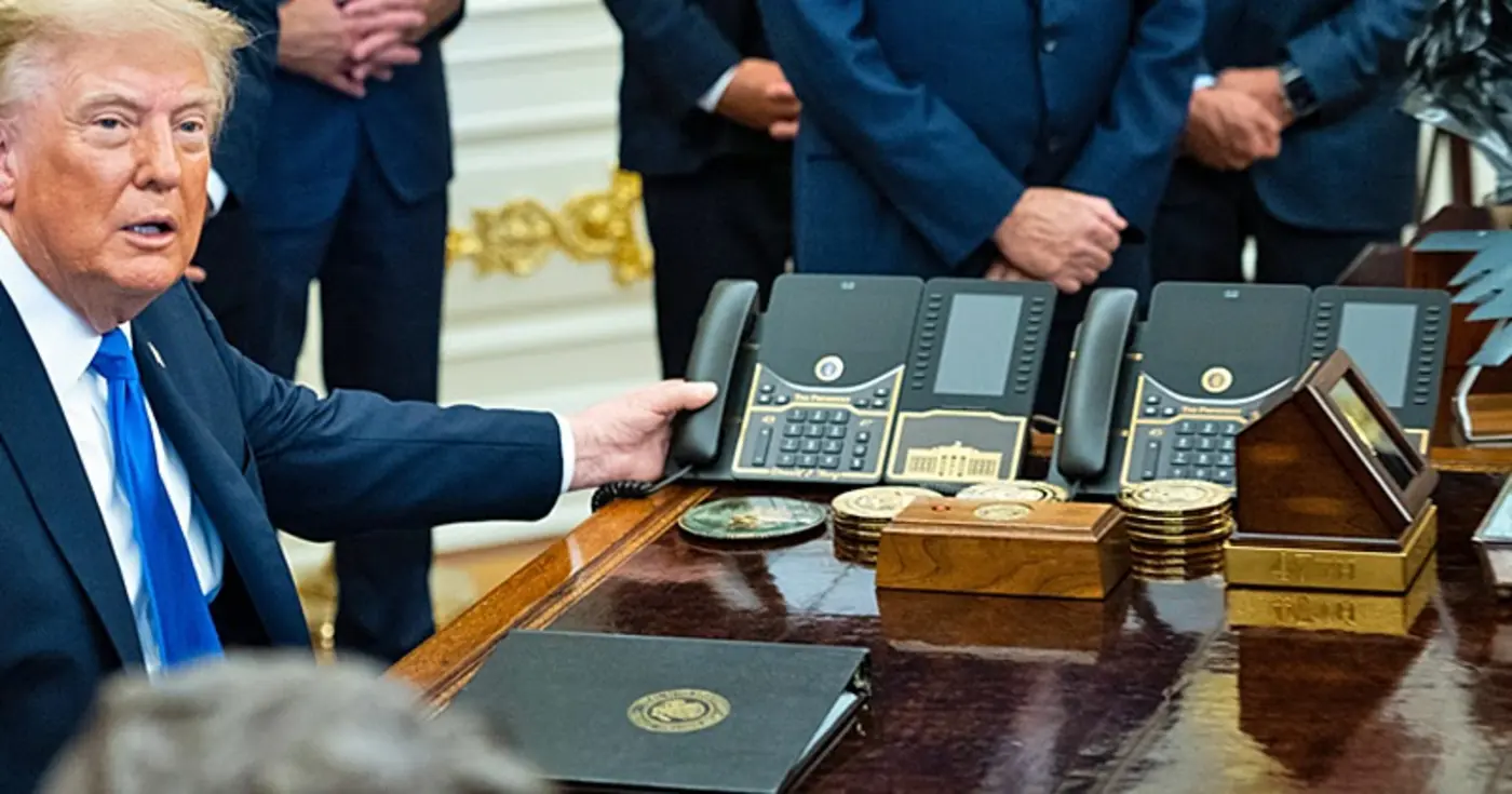 trumpx27s new goldtrimmed phones in historical perspective