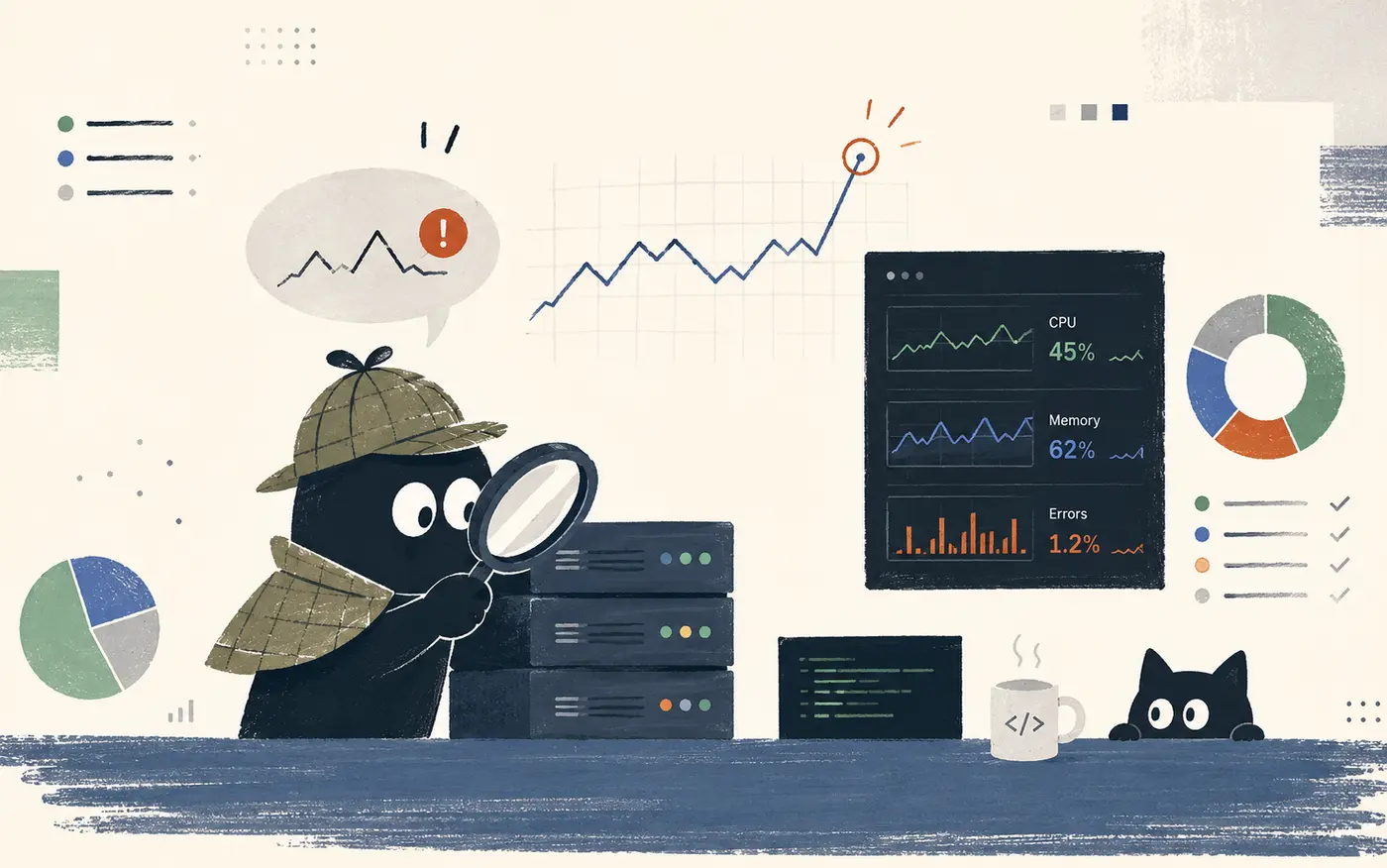 how to read server monitoring graphs
