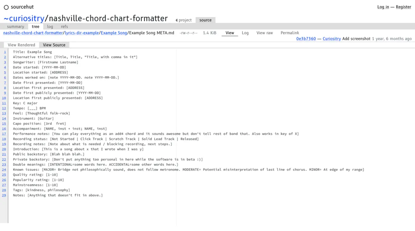 ode to metadata