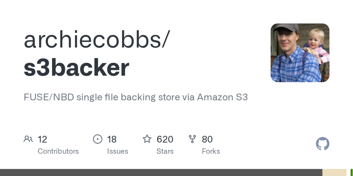 s3backer fusenbd single file backing store via amazon s3