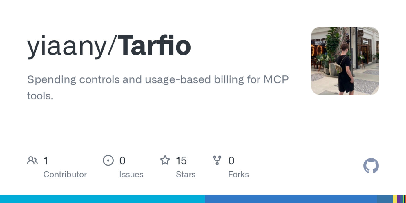 show hn tarfio bounded spending controls for mcp tools