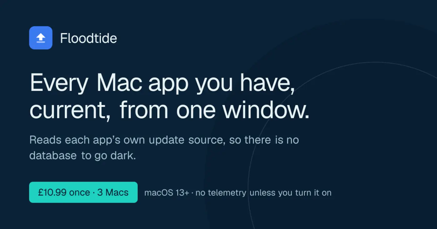 floodtide keep your mac up to date macupdater replacement