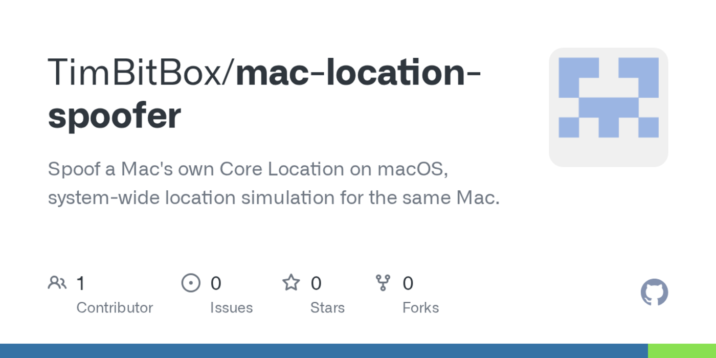 first ever macos core location spoofing