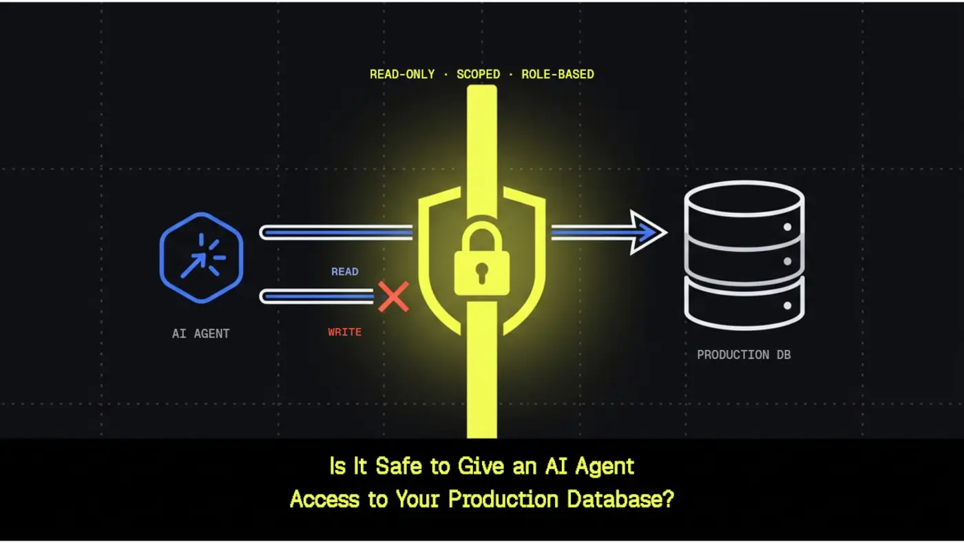 is it safe to give an ai agent access to your production database