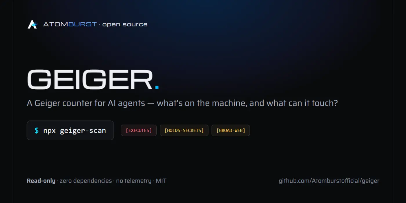 show hn geiger see every ai agent on your machine and what it can touch