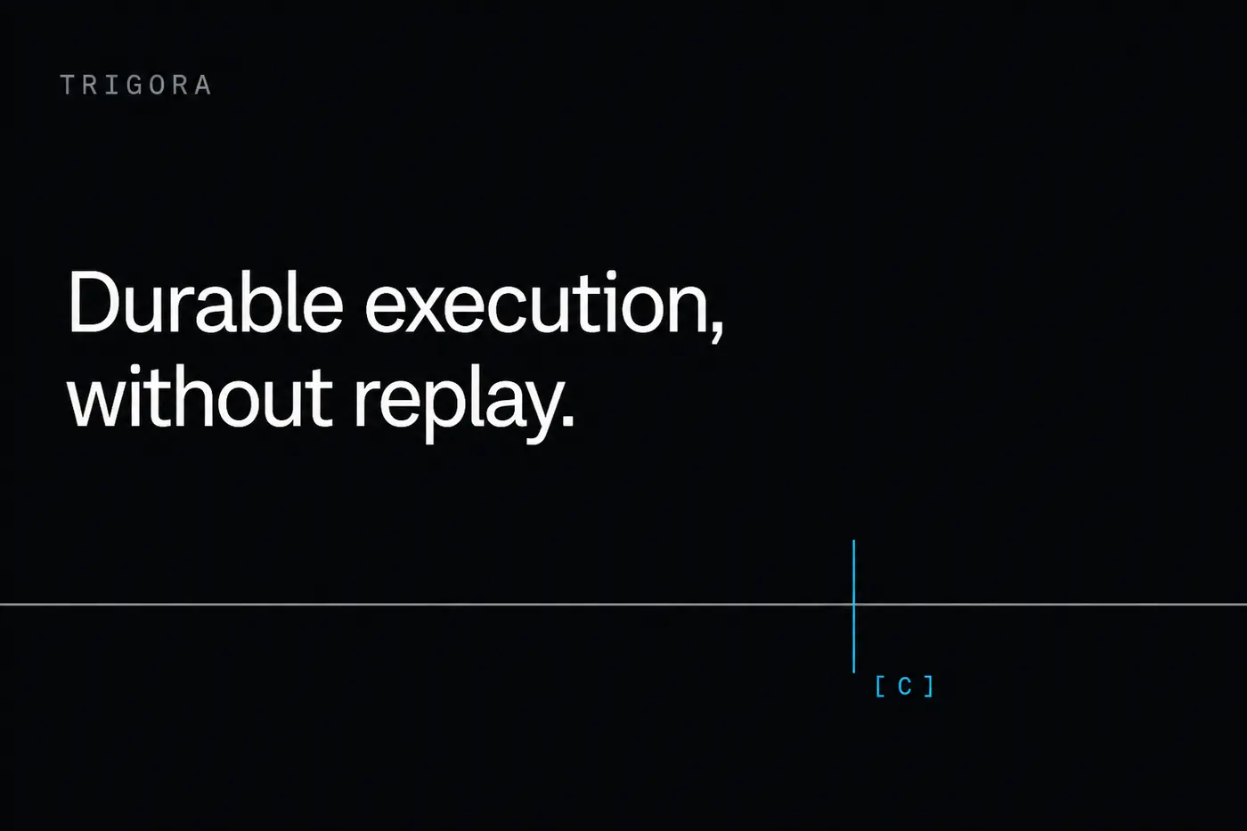 durable execution without history replay