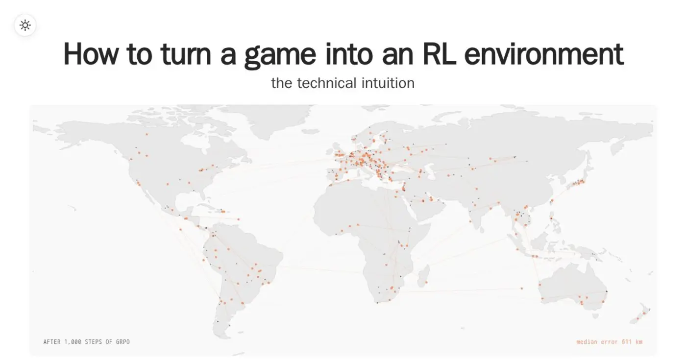 rl trained a 4b vlm to play geoguesser