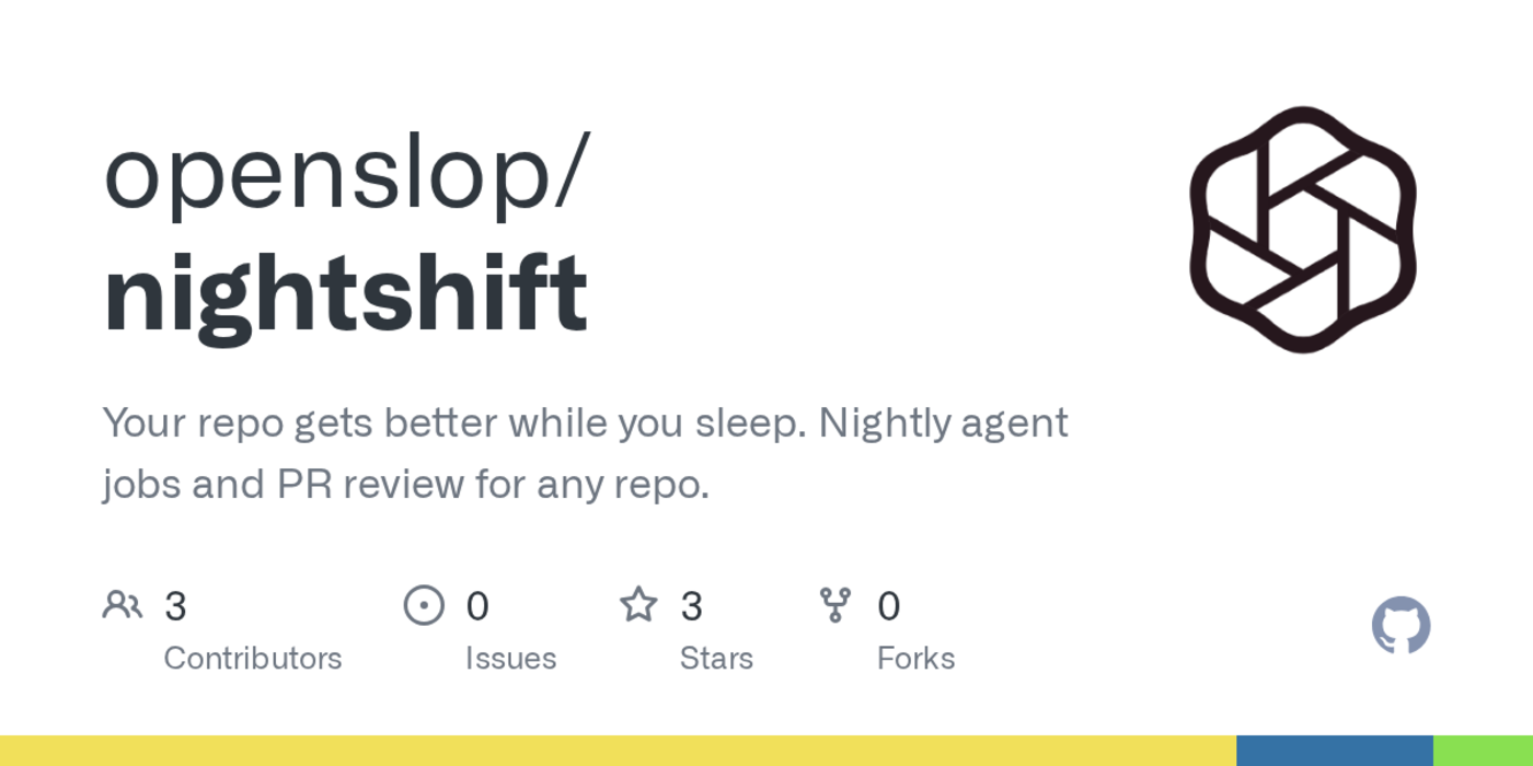 show hn nightshift your code gets better while you sleep