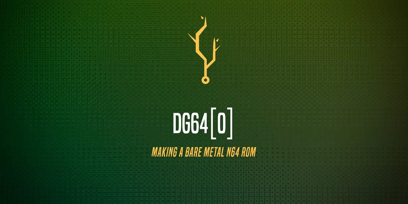making a bare metal n64 rom video