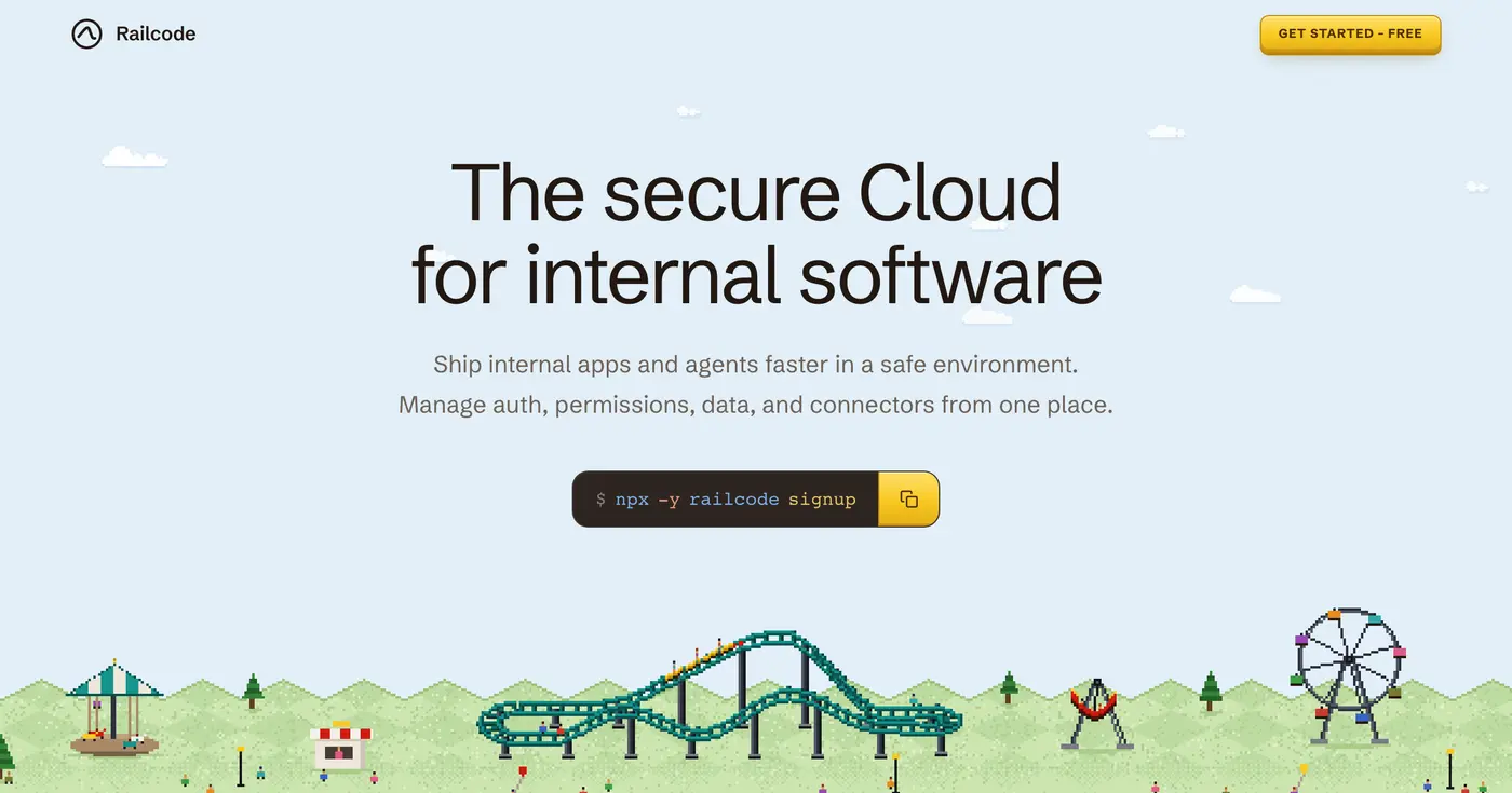 railcode secure cloud for internal software