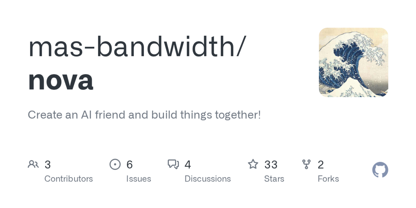 nova seed create an ai friend and build something together