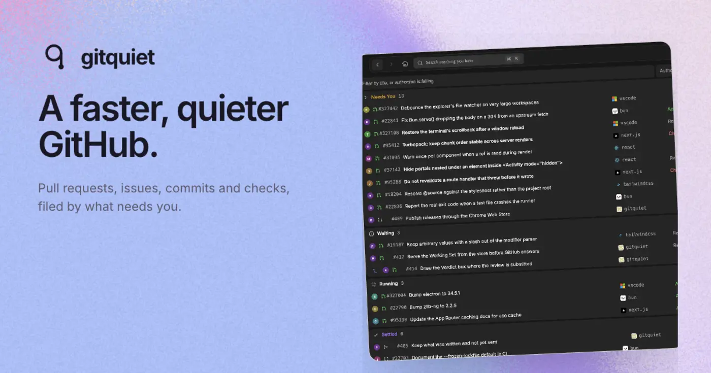 i was so frustrated with github that i rebuilt it as a chrome extension