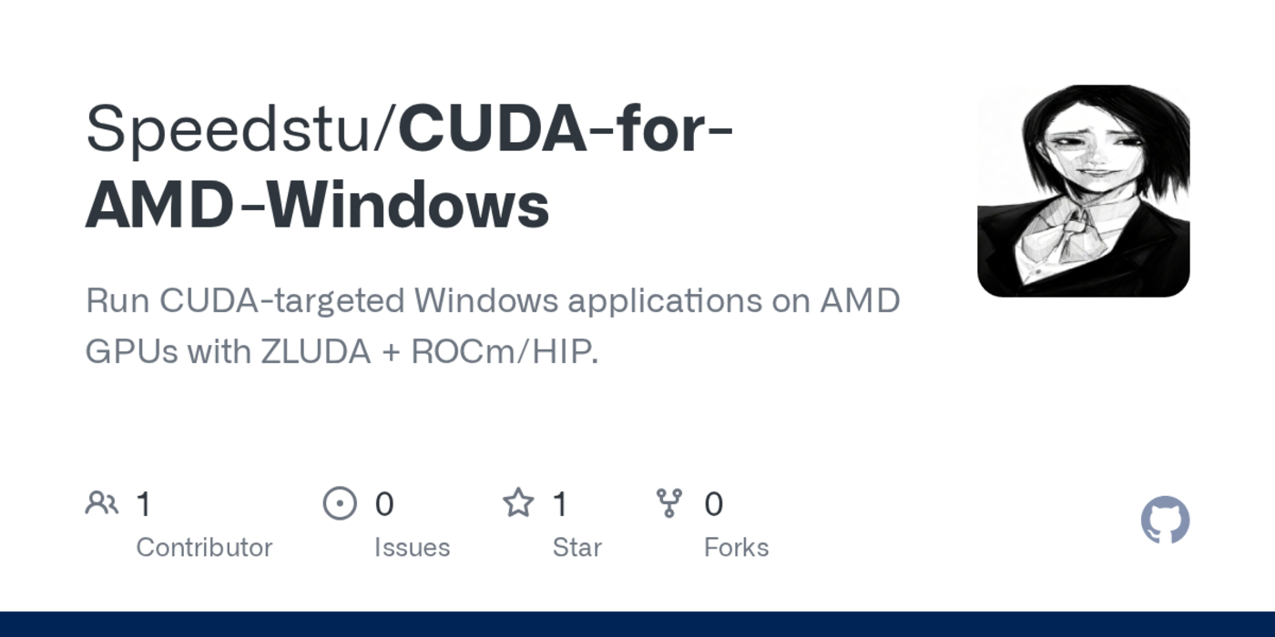 cuda for amd on windows