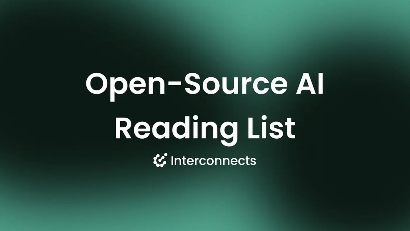 opensource ai and open models reading list