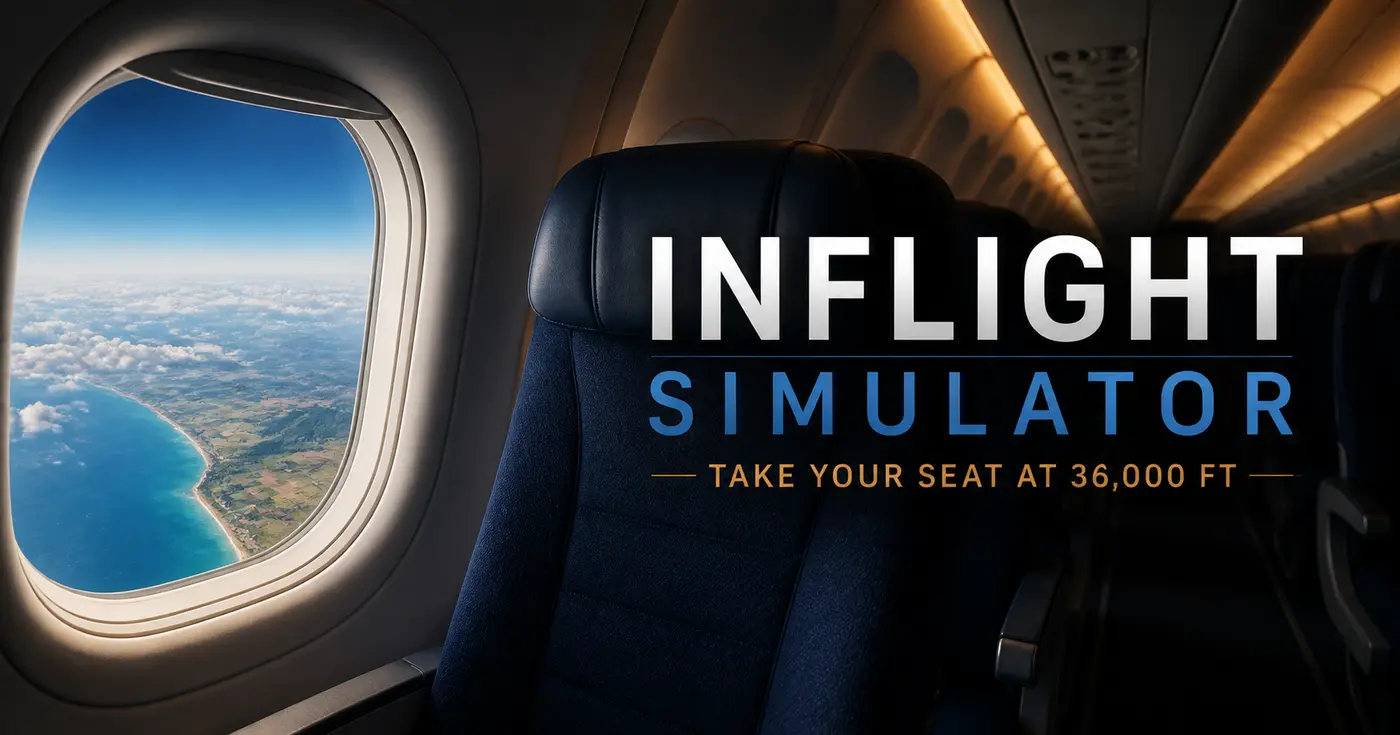 show hn i made a flight simulator except youx27re just a passenger