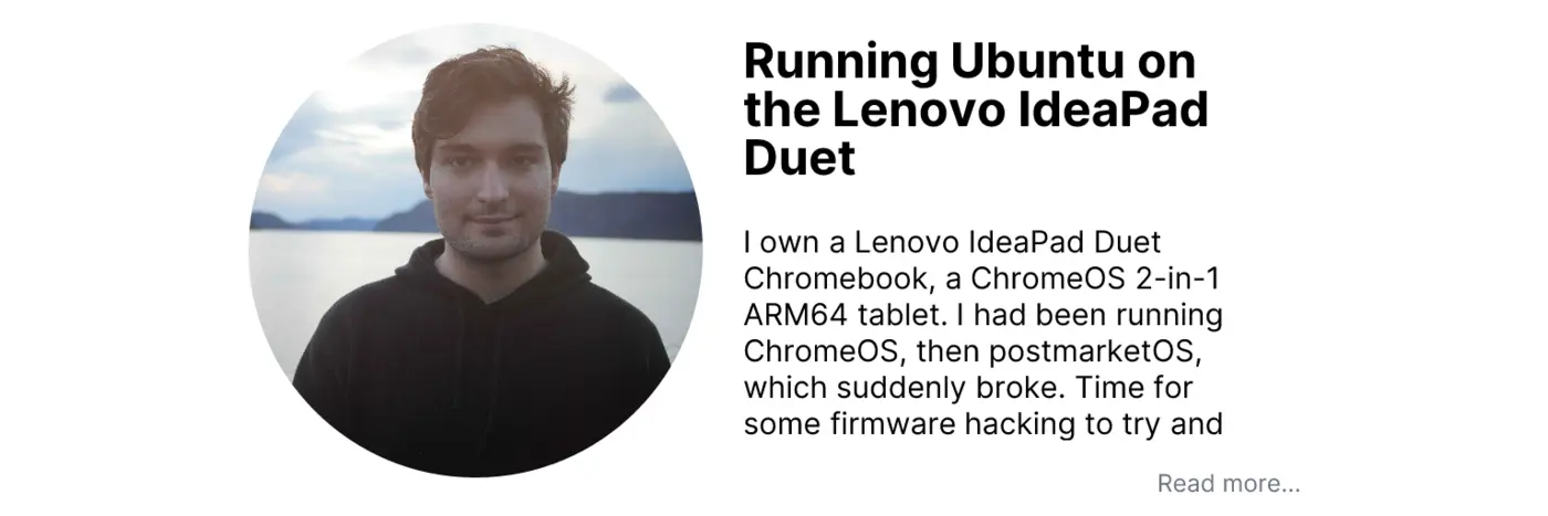 running ubuntu on the lenovo ideapad duet