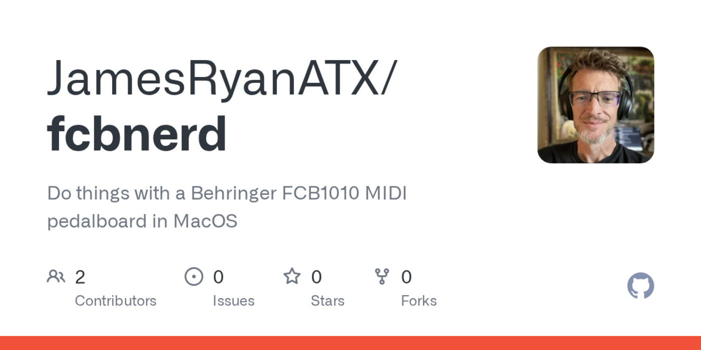 show hn macros with a behringer fcb1010 midi pedalboard in macos