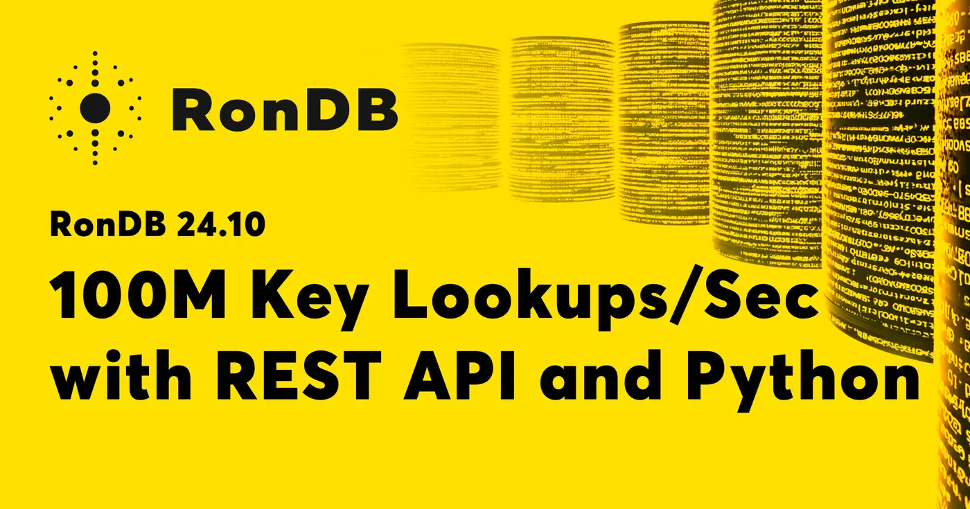 reaching 100m key lookups per second with rest api and python clients
