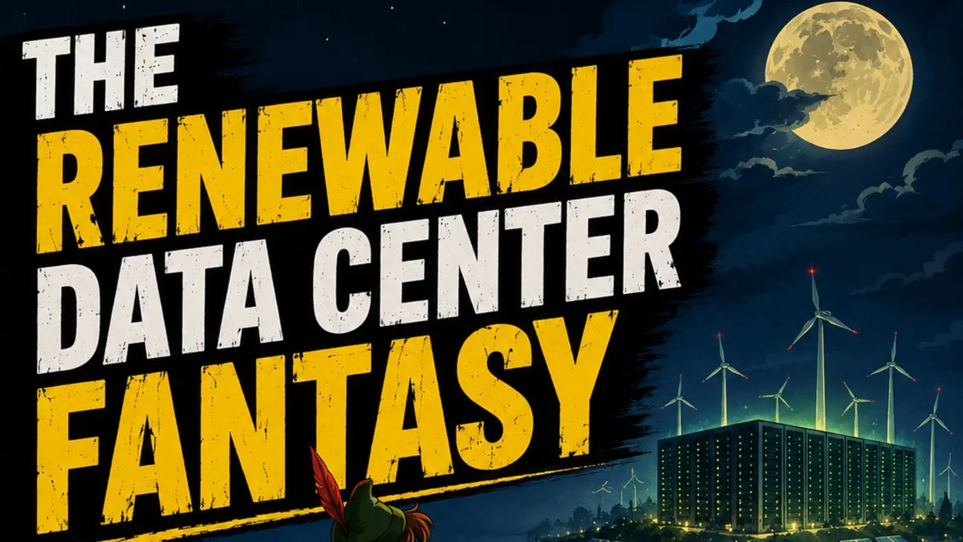 renewable data center fantasy
