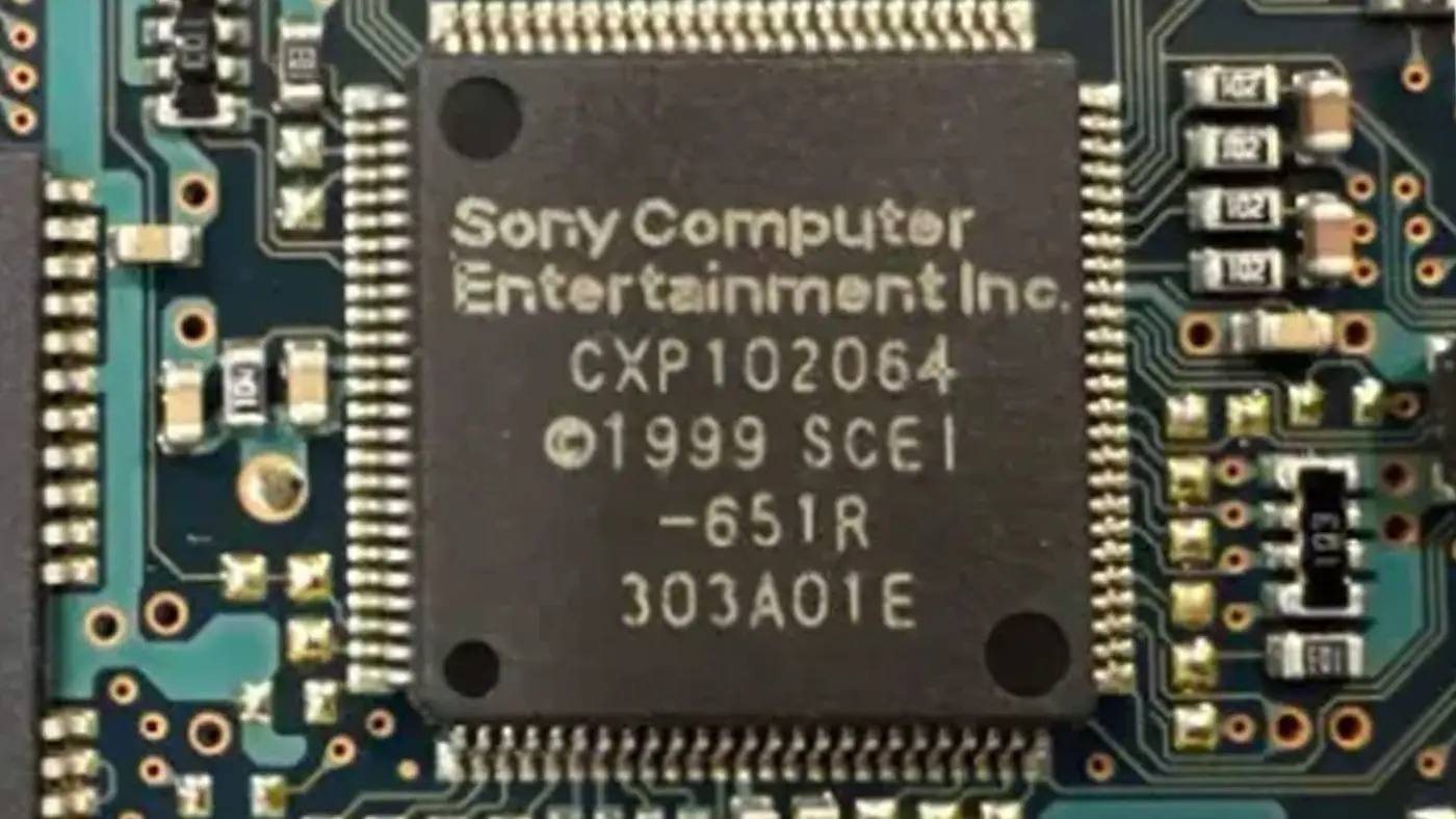 original sony playstation 2 security chip x27broken wide openx27 after 26 years