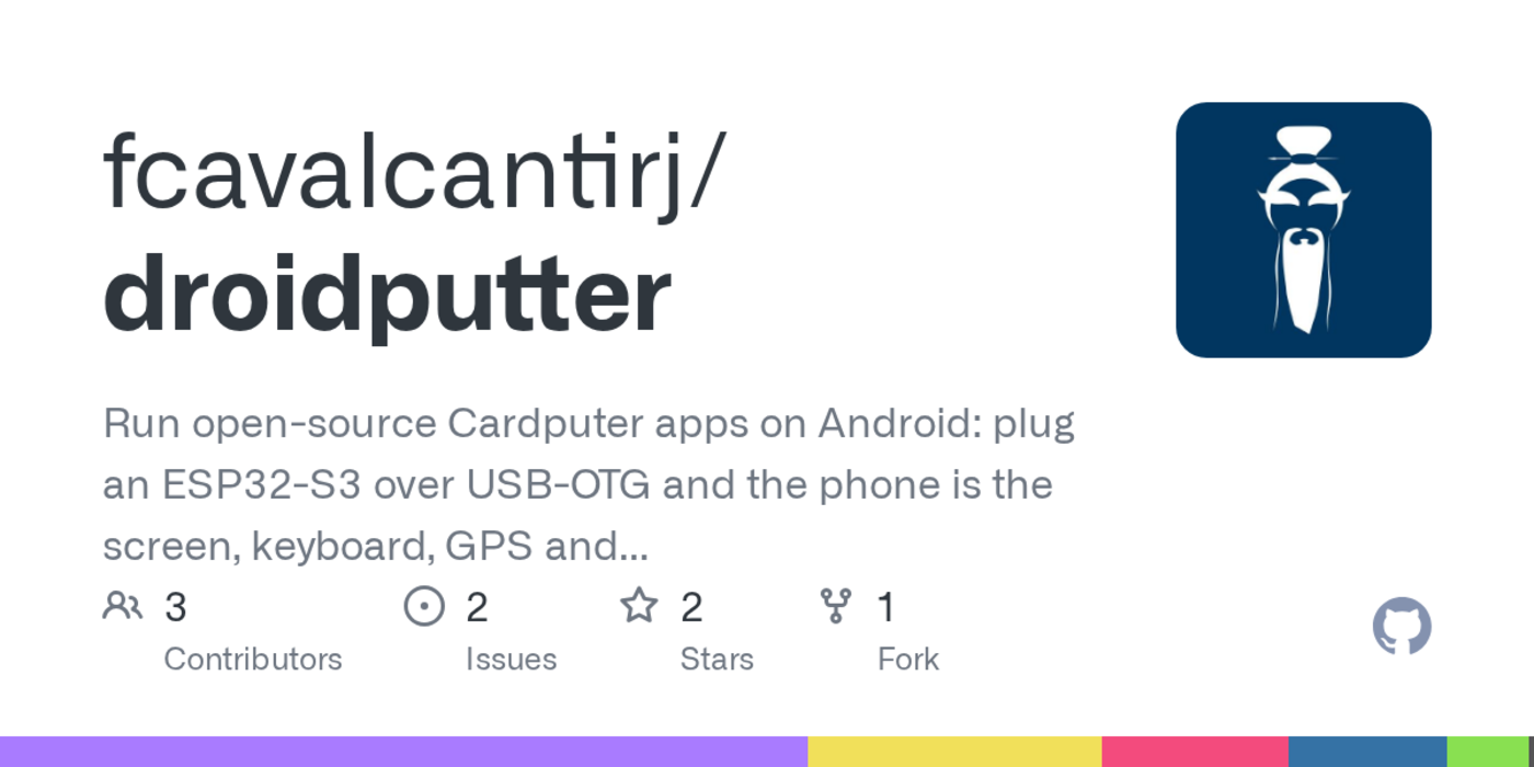 show hn droidputter run cardputer apps on android via usb otg