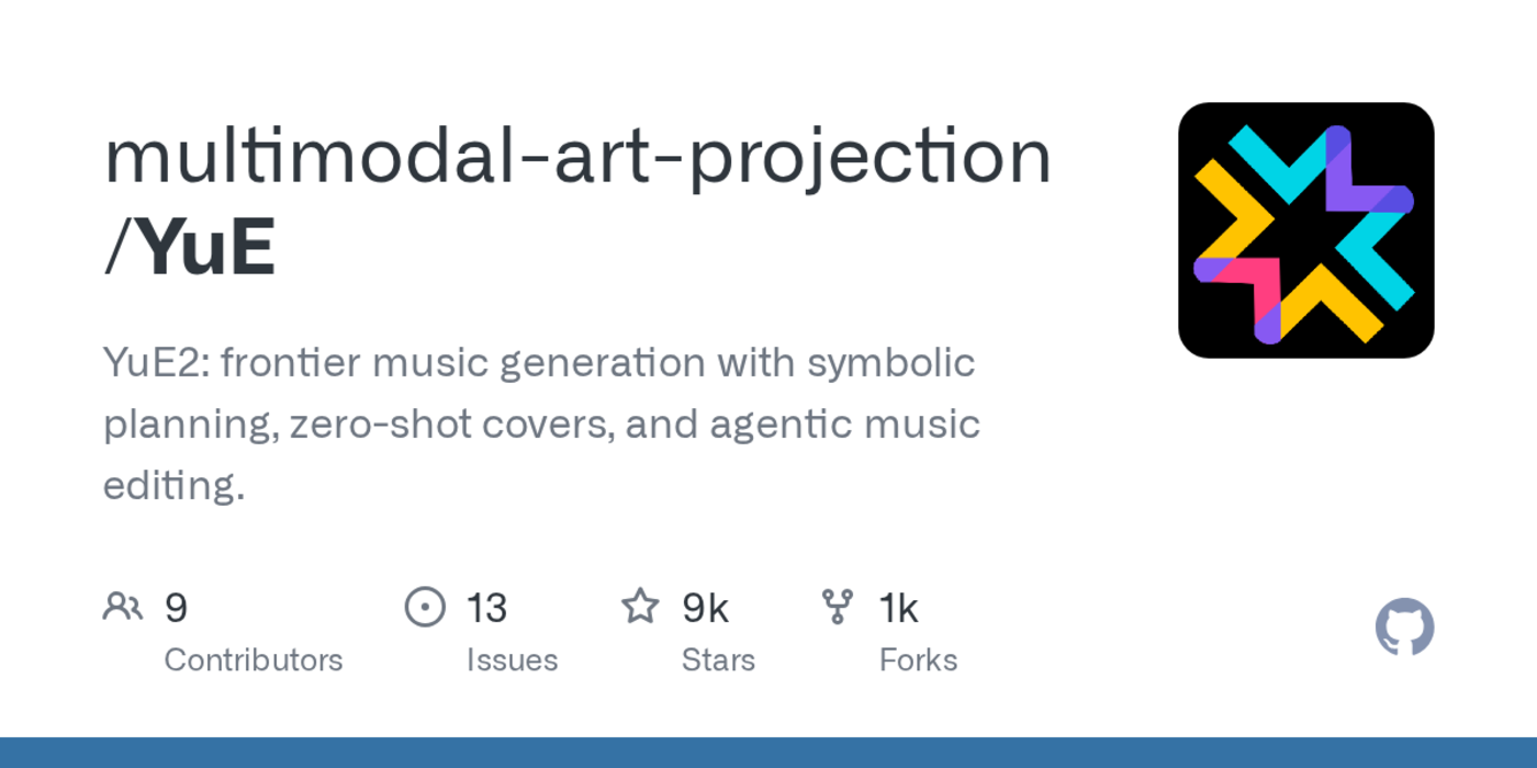 yue2 frontier music generation with editable scores