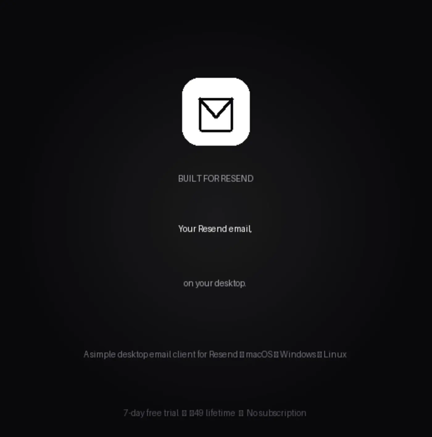 i built a desktop email client called maildeskt specifically for resend